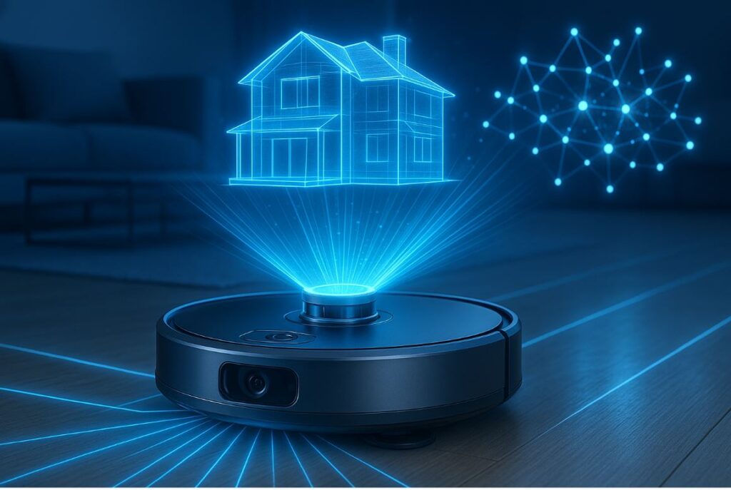 Guide Complet des Robot Aspirateur Laveur 3 en 1 avec Brosse Rotative 2025 9 Technologies de Navigation et Intelligence